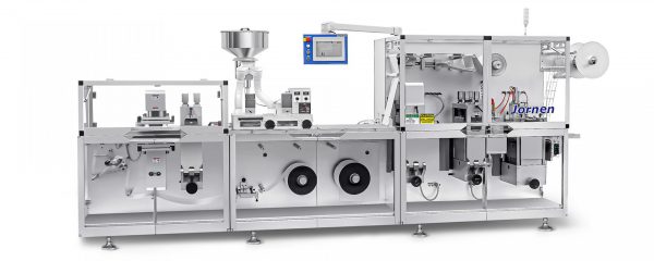 BMP270 pro balcony platen blister machine for pharmaceutical solid dose packaging by Jornen.