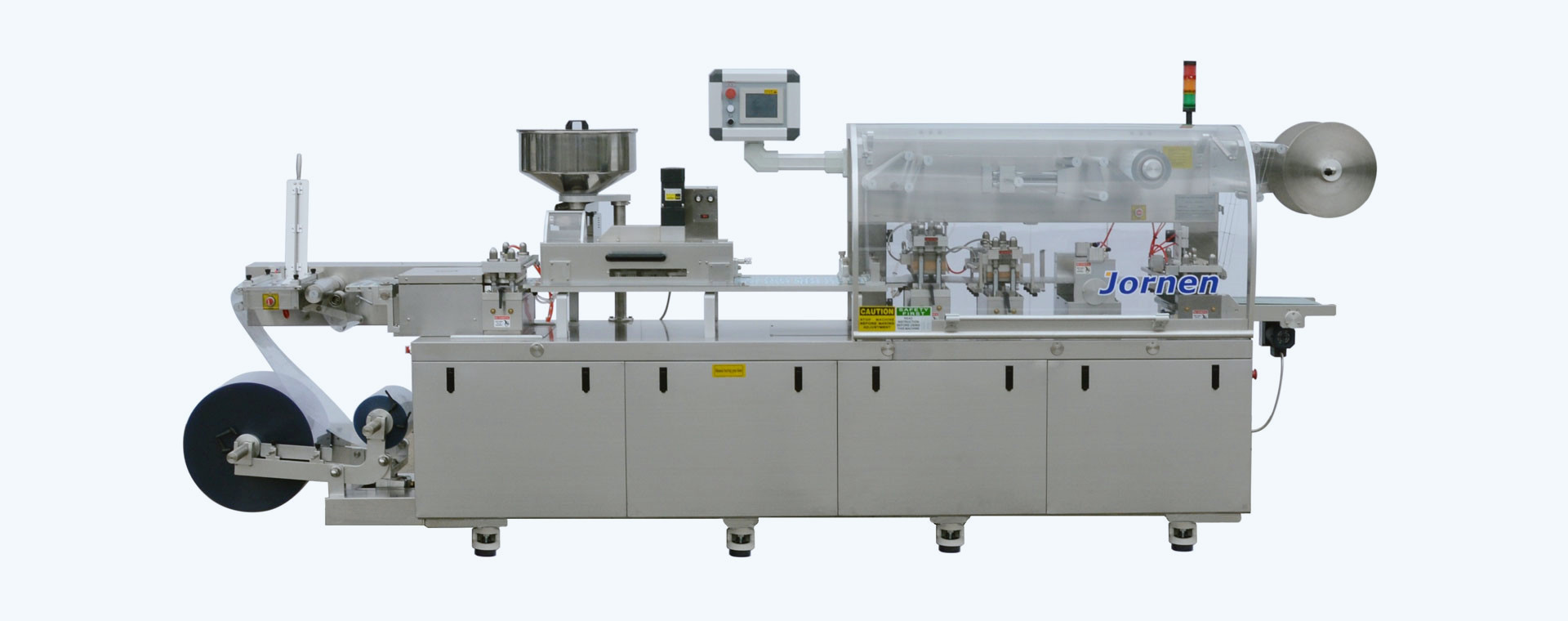blister machine working