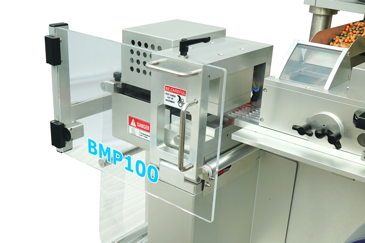 BMP100 Blister Machine Forming Station Blister forming station of the Jornen BMP100 laboratory blister machine for thermoformed and cold-formed packs.