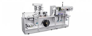 BMP180 compact balcony platen blister machine for pharmaceutical solid dose packaging by Jornen.